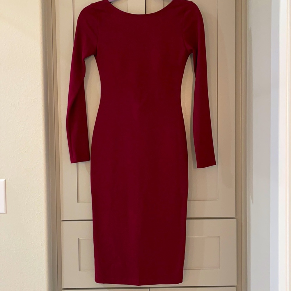 Lulus Va Va Voom backless midi dress